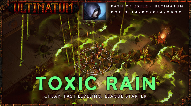 [Ultimatum] PoE 3.14 Trickster Toxic Rain League Starter Shadow Build